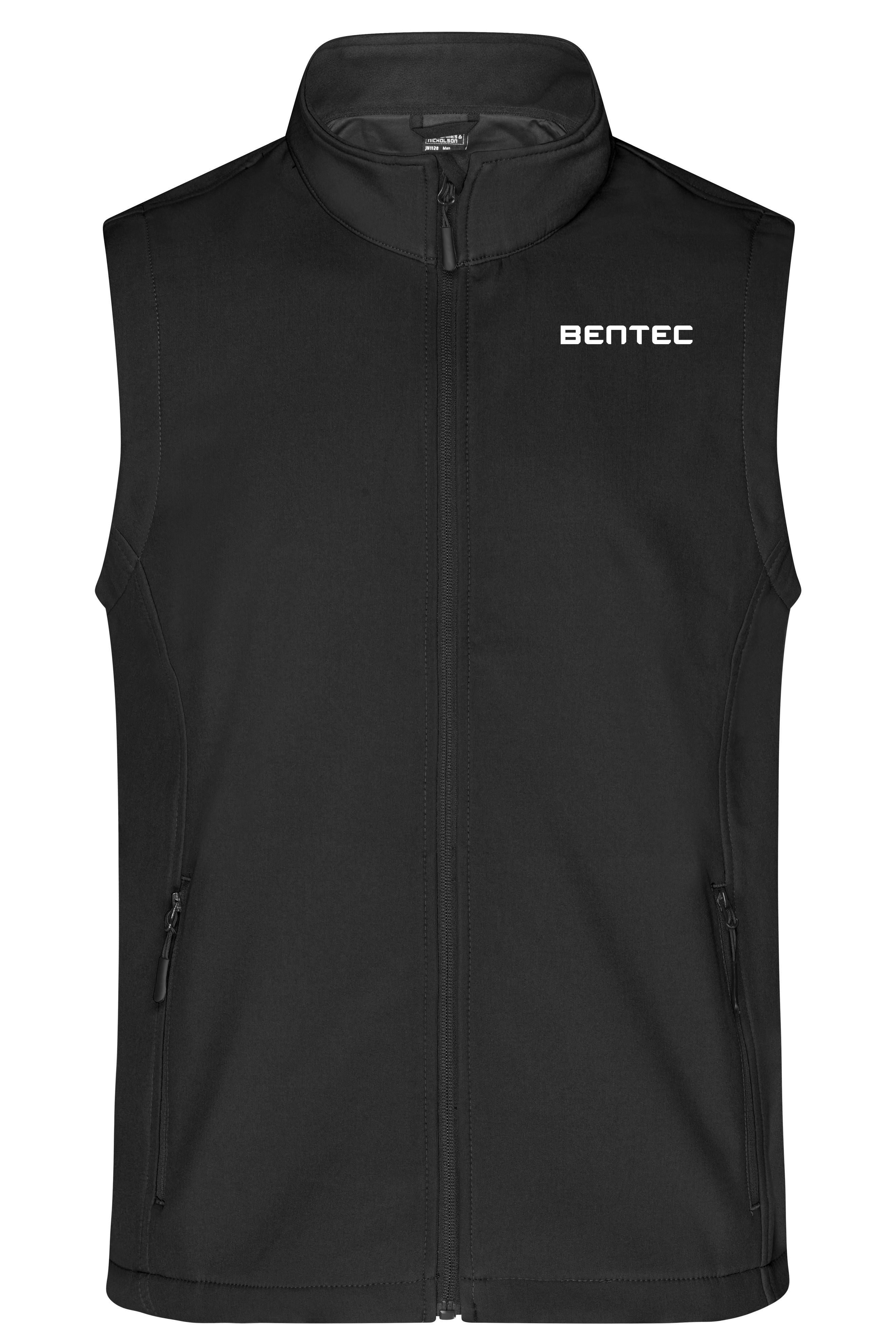 Softshellweste Herren -schwarz-