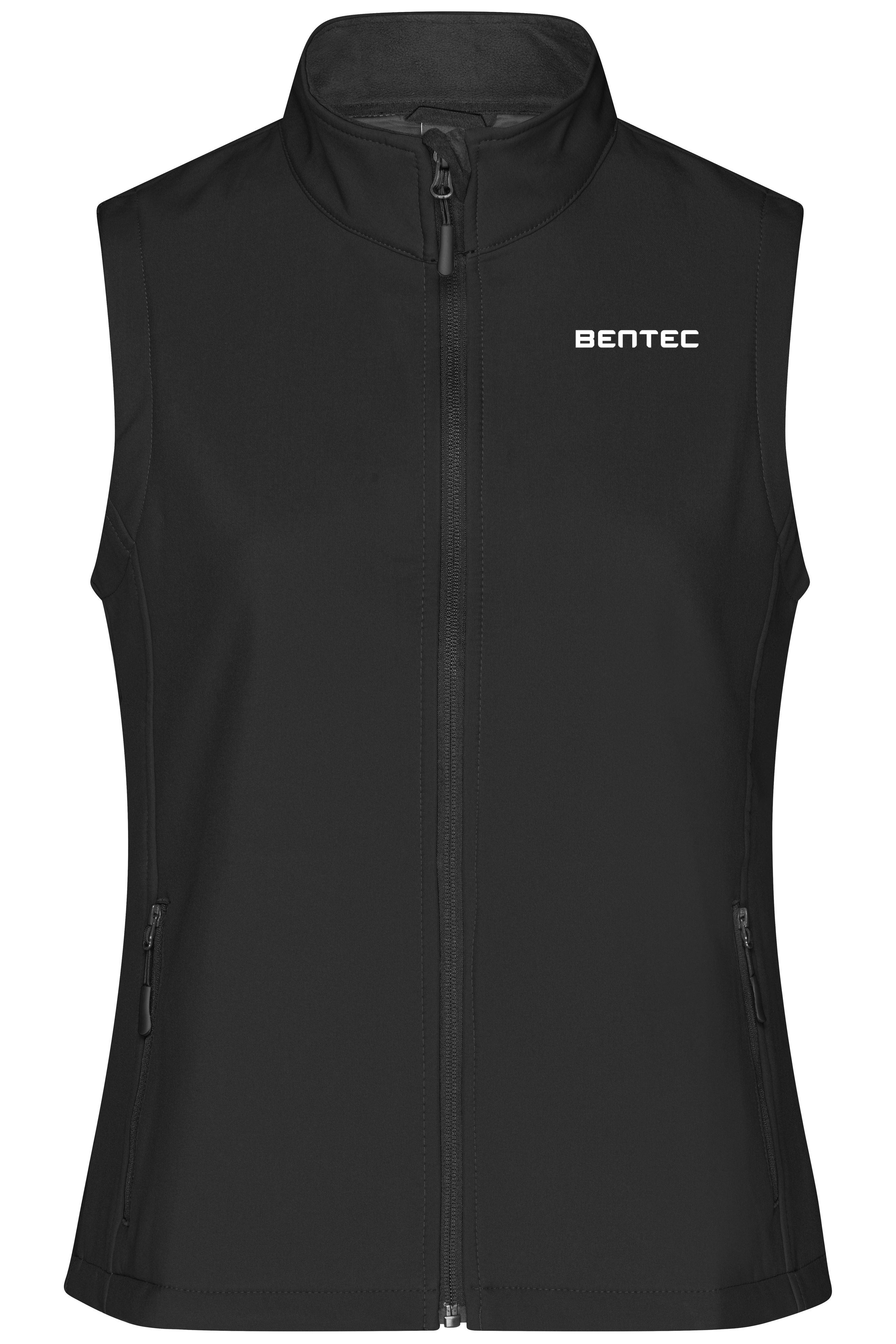 Softshellweste Damen -schwarz-